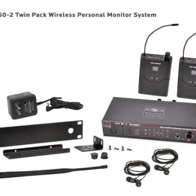 Galaxy Audio AS-950-2N Wireless In-Ear Twin Pack Monitor System - N: 518 to 542 image 6