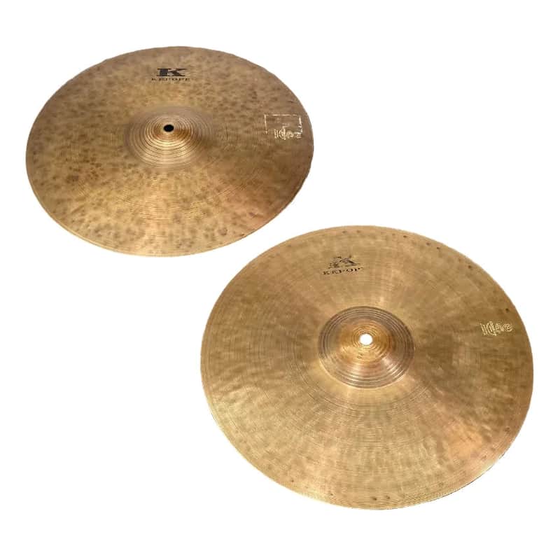 Used Zildjian Kerope Hi Hat Cymbals 14" - Very Good image 1