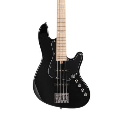 Cort Elrick NJS 4-String Electric Bass, Black image 3