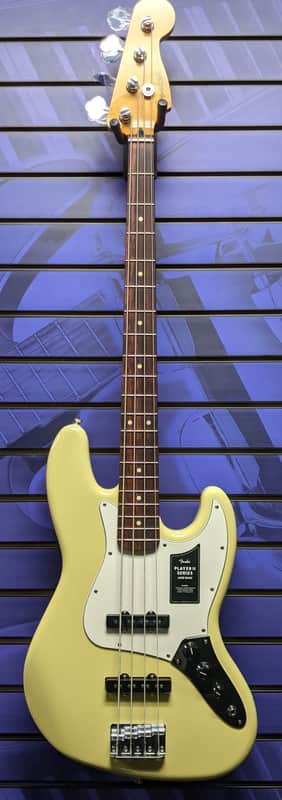 Fender Fender Player II Jazz Bass®, Rosewood Fingerboard, Hialeah Yellow 2022 - Present - Hialeah Yellow image 1