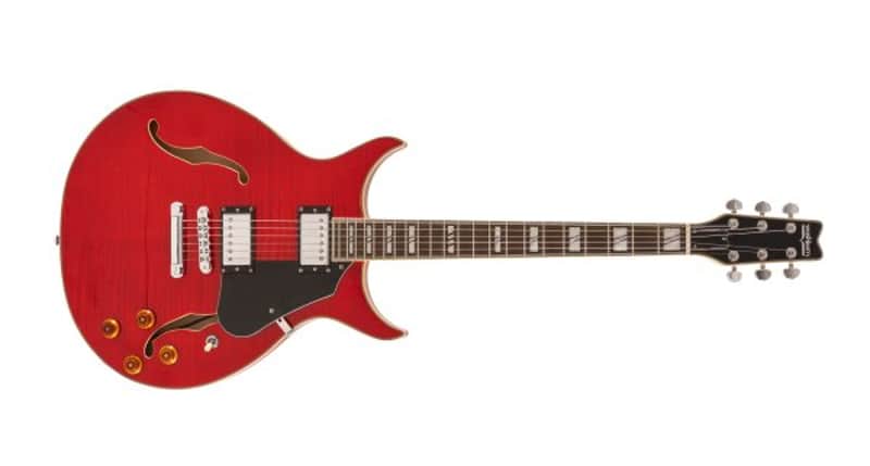 Washburn SH35TR Wing Series Semi Hollow Electric Guitar. Trans Red image 1