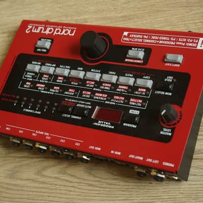 Nord Drum 2 6-Channel Modeling Percussion Synthesizer 2014 - 2016 - Red image 1