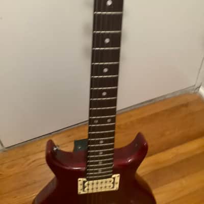 Washburn 1980 Burgundy Raven MIJ Electric Guitar image 4