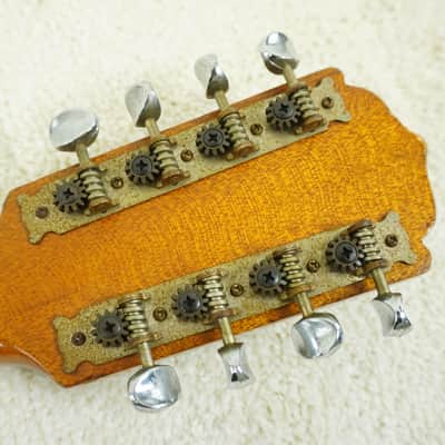Thumb Mandolin Japan Mandolin - Natural - Neck Heel Repair image 14
