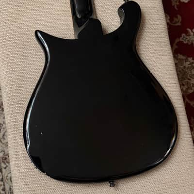 Rickenbacker 650C Colorado Jetglo 2001 w/ OHSC - Maple Fretboard image 7