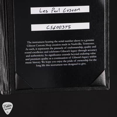 Gibson Custom Shop Made 2 Measure Les Paul Custom Figured Orange Widow 10.0 #CS600375 image 15