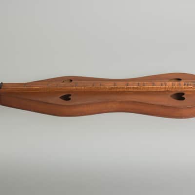 G.E. Thomas 3-String Appalachian Dulcimer, c. 1950s, brown gig bag case. image 12