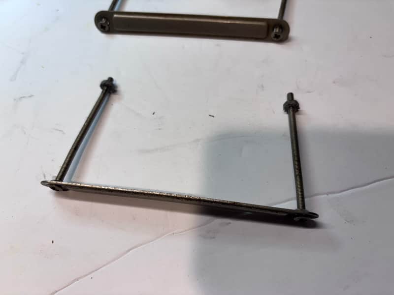 60s Vintage Fender Amp Chassis Chrome Strap image 1