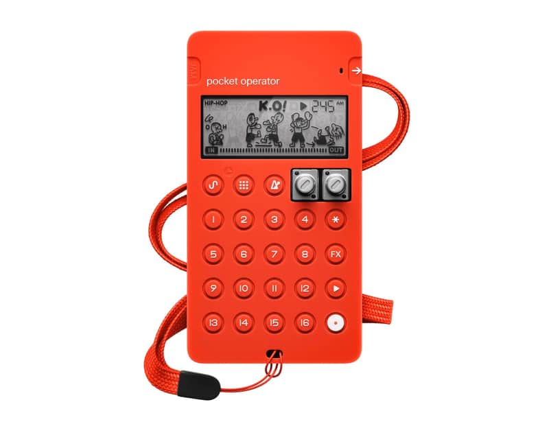 Teenage Engineering CA-X Red Silicone Pro Case for Pocket Operator PO-32 image 1
