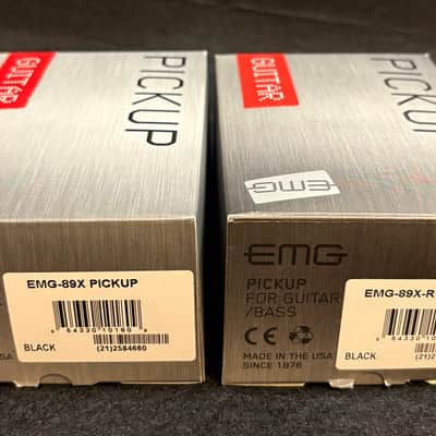 EMG 89X (Bridge) & 89X-R (Neck) Calibrated Combo Set 2010 & 2012 - Black image 2