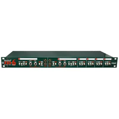 Radial JD6 6-Channel Rackmount Passive Direct Box