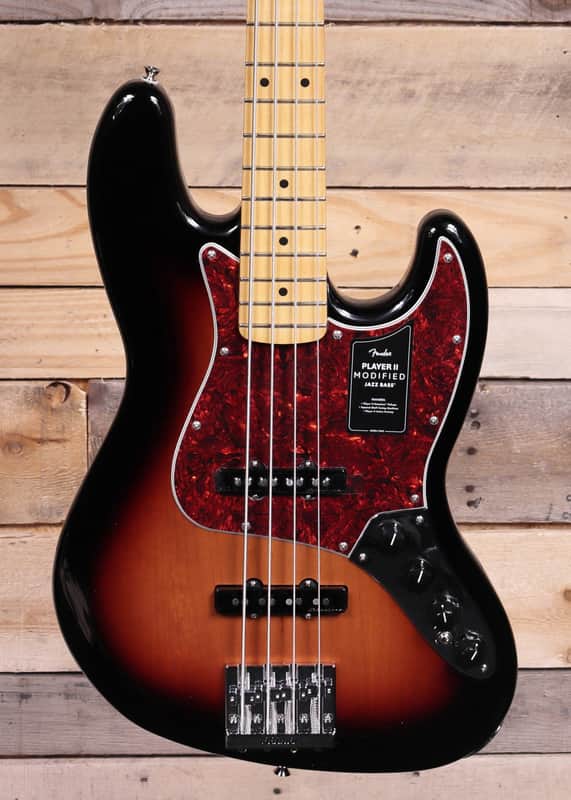 Fender Player II Modified Active Jazz Bass 3-Color Sunburst w/ Gigbag image 1