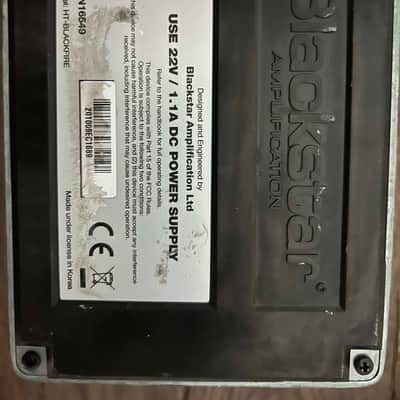 Blackstar HT-Blackfire Gus G Metal Valve Distortion 2010s - Black image 6