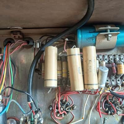 Vox AC-50/4 2-Channel 50-Watt Diode-Rectified Guitar Amp Head 1966 image 15
