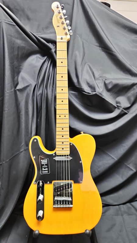 Fender Player Telecaster® Left-Handed, Maple Fingerboard, Butterscotch Blonde