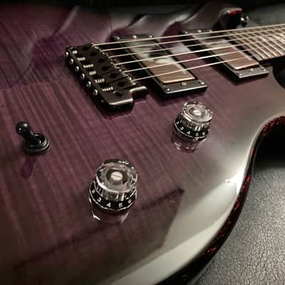 PRS SE Paul Allender Seymour Duncan Dave Mustaine Pickups Ebony Fretboard 2012 Purple Guitar image 4