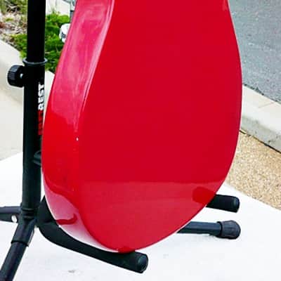 Vintage USA 1967 Mosrite Smith Guitar Mel-O-Bar Electric Slide Guitar Serial #128 - Rare Red Finish image 16