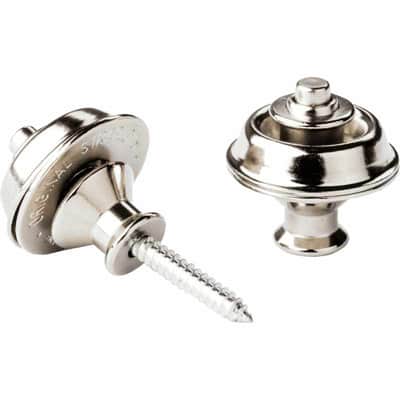 Dunlop SLS1031N Straplok Dual - Nickel image 1