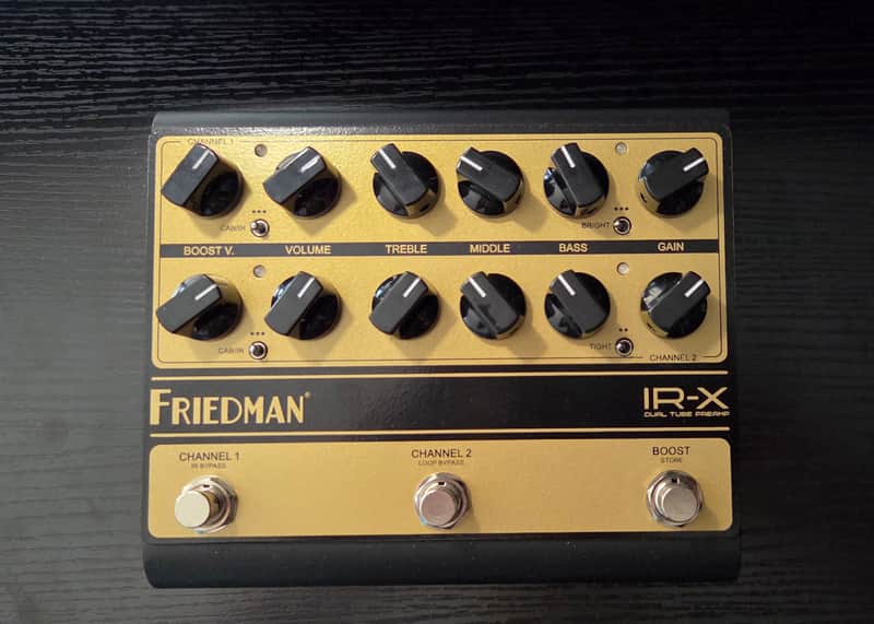 Friedman IR-X Dual Tube Preamp 2023 - Present - Gold / Black image 1
