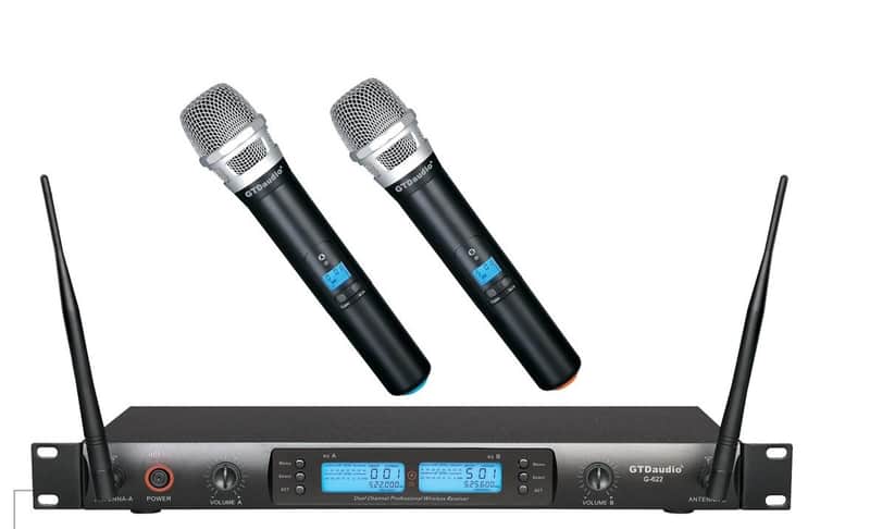 GTD Audio G622H | 2 Channel UHF Wireless Handheld Microphone System image 1