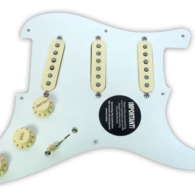 920D Custom Shop 402-201-11 Fender Custom Shop Eric Johnson Pickups Loaded 1-Ply 8-Hole Strat Pickguard