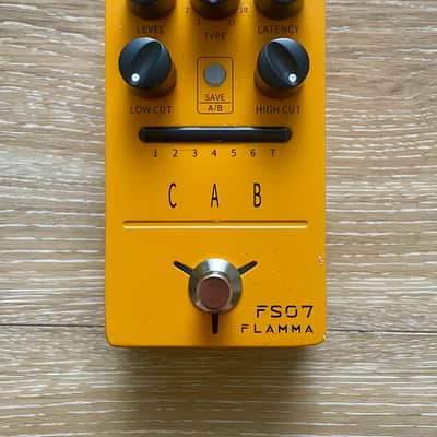 Flamma FS07 Cab Stereo Cabinets Simulation Pedal 2024 - Orange image 1