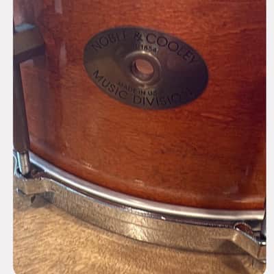 1985 Noble & Cooley 14x7 Solid Shell Maple Snare Drum #0158 Early Music Division image 7