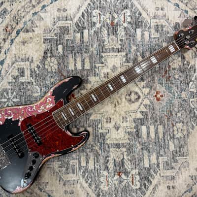 Dhatarattha DEB5 Jazz Bass 5 string - PAISLEY RELIC image 1