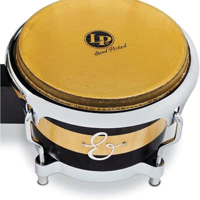 LP Latin Percussion Bongos Drums Set, E-Class - Oak & Walnut image 3