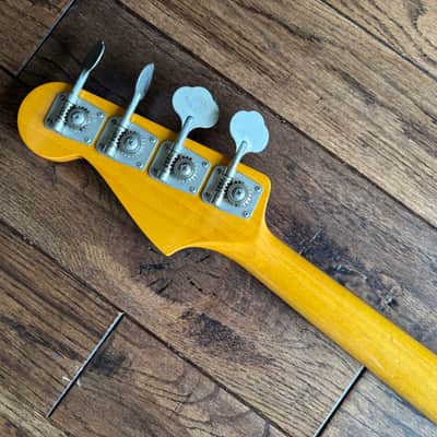 2007 Fender JB-62 Jazz Bass 1962 Reissue Vintage White MIJ Japan image 10