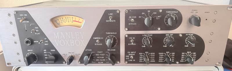 Manley Labs VoxBox Tube Channel Strip mid 2000's - Silver Face image 1