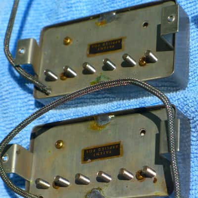 OVER THE POND GUY OTPG Guitar Pickups PAF Double Cream NOS - With OTPG M69 Rings image 5