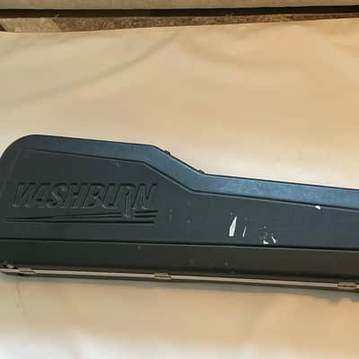 1990's Washburn Stratocaster Style Black Chainsaw Guitar Case image 1