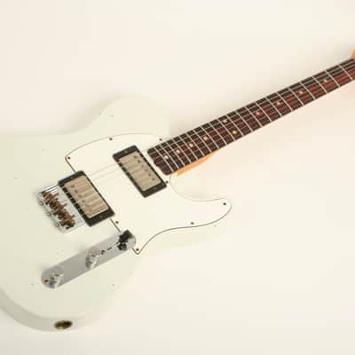 Fender Custom Shop 1960 Telecaster HH Journeyman Relic Olympic White R147460 image 4