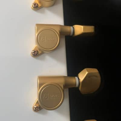 Burns Bison 62 Re-issue  in White, Gold Hardware circa 1992 image 10