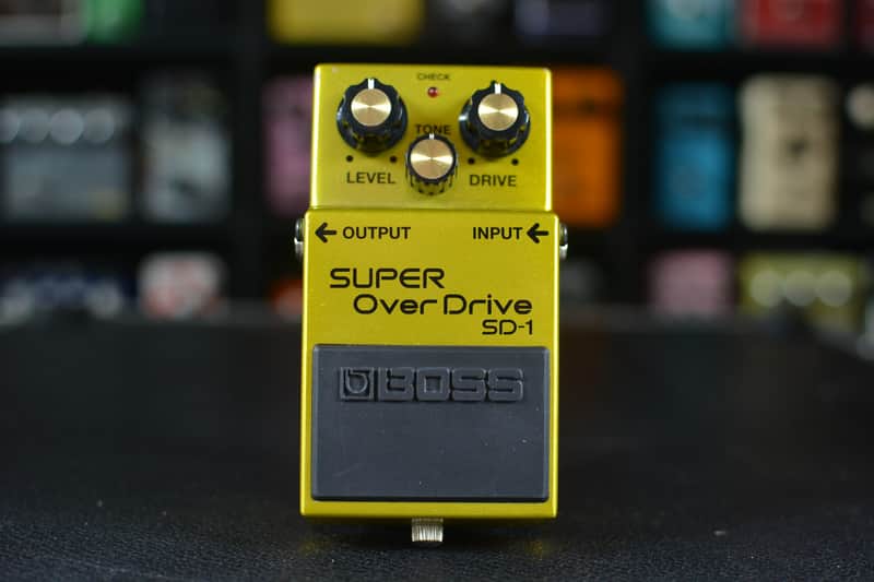Boss SD-1-B50A 50th Anniversary Super Overdrive 2023 - 2024 - Yellow image 1
