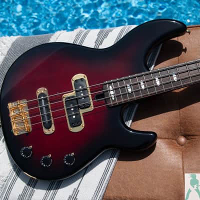 1985 Yamaha BBX-24 P/J Electric Bass - Cherry Burst - Made In Japan - Pro Set Up w Perfect Frets/Action/Intonation! image 9