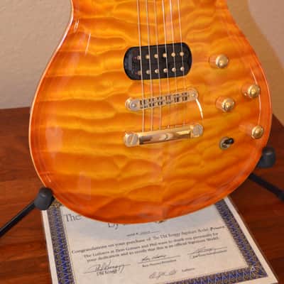 Zion Phil Keaggy Primera Honey Burst - ONE of only 10 made - Seymour Duncan Custom Shop - Quilt top image 3