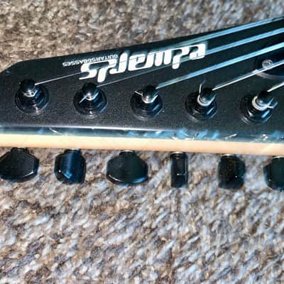 ESP Edwards Alexi Lahio E-AL-166 COBHC flying V electric guitar made in japan Floyd rose neckthru emg pickup ESP Hardshell case image 3