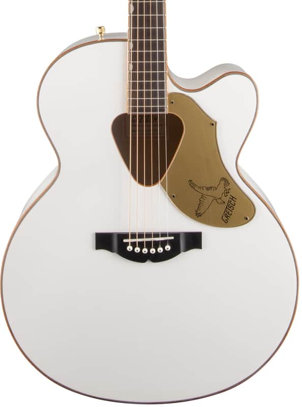 Gretsch G5022CWFE Rancher Falcon Jumbo Acoustic Electric Guitar. Fishman Pickup System, White image 1