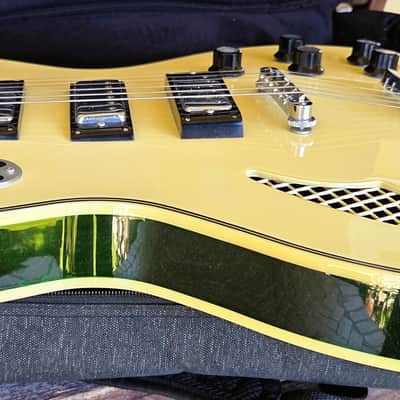 ONE OF A KIND Eastwood Bill Nelson Astroluxe Cadet Custom Prototype semi-hollow guitar Emerald Back image 17