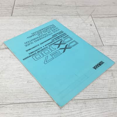 Yamaha DX27/100 Voice Programming Guide image 2