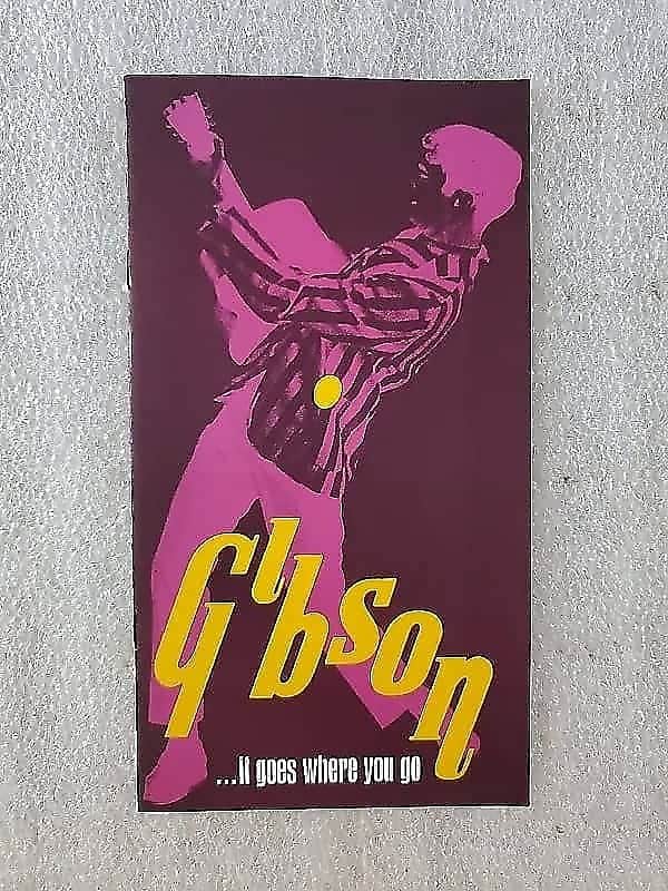 1968 Gibson "It Goes Where You Go" Color Brochure SG, ES-335, Hummingbird, J-50, ES 330 Amps Orig image 1
