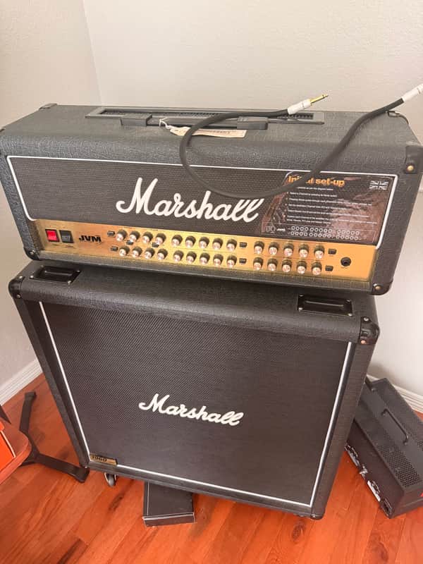 Marshall JVM410H 4-Channel 100-Watt Guitar Amp Head 2007 - Present - Black image 1