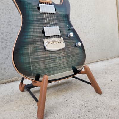 Ernie Ball Music Man USA Sabre HT - Yucatan Blue Ships World Wide image 2