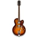 Gretsch G2420T Streamliner Hollow Body 6-String Right-Handed Electric Guitar with Laminated Maple Body, Bigsby B60 Vibrato Tailpiece and Laurel Fingerboard (Robusto Burst)