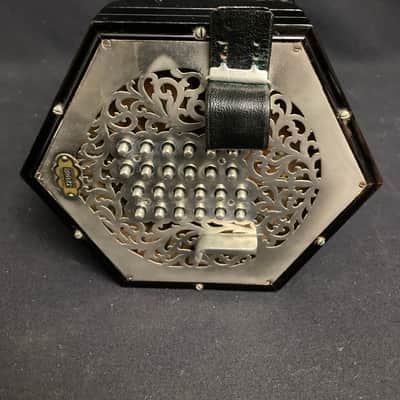 Wheatstone 48-Key Treble English Concertina ca. 1930 image 1