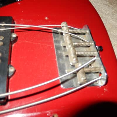 Fender American Vintage '66 Jazz Bass 1966 (RED) image 14
