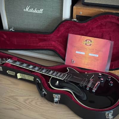 Gibson Custom Shop Les Paul Custom EB/CH seltenes Exemplar mit Chrome Hardware! 2007 - Ebony with Chrome Hardware image 3