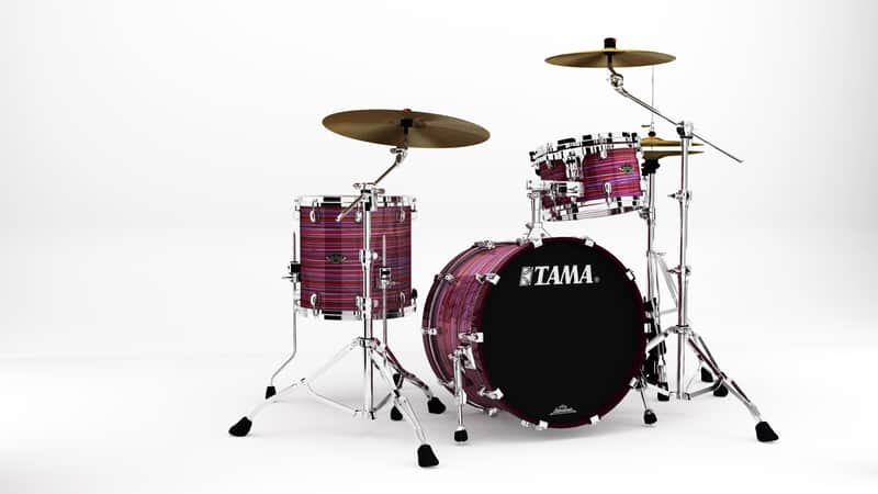 Tama Starclassic WBS32RZS-LPO Starclassic Walnut/Birch 12x8/14x14/20x14" 3pc Shell Pack image 1